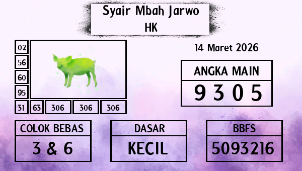 Syair Mbah Jarwo - HK