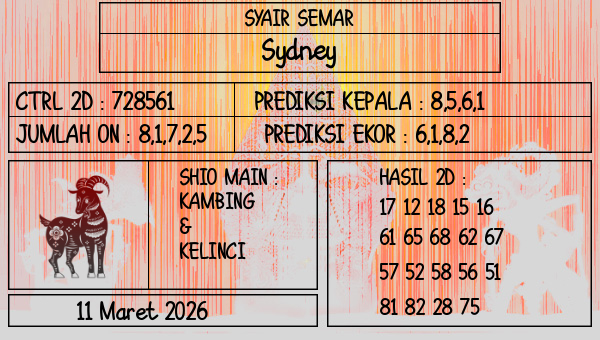 SYAIR SEMAR - Sydney