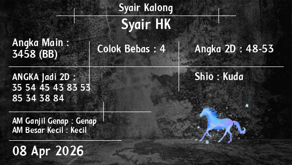 Syair Kalong - Syair HK